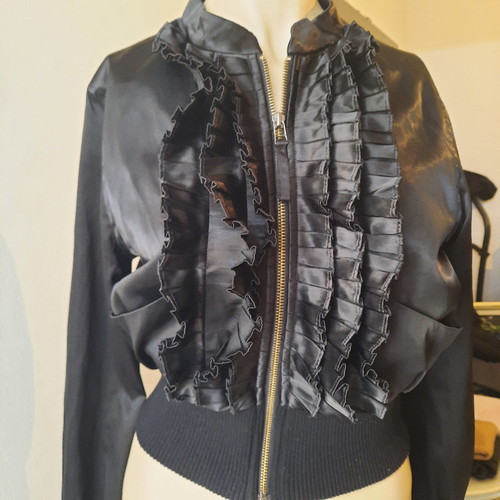Black cardigan used, size small, V & M