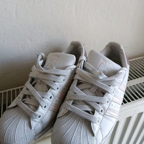 Adidas white athletic shoes size 38 like new
