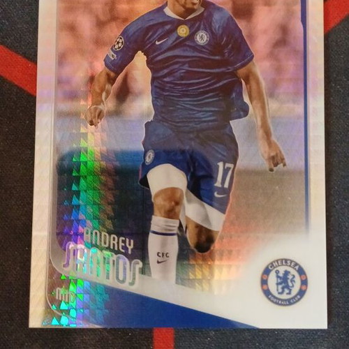 Topps Chrome Andrey Santos Prizm #107 Chelsea FC card 2025/26