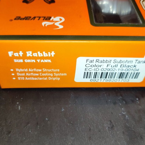 Hellvape Fat Rabbit atomizer used with Vaporesso GT cores resistors