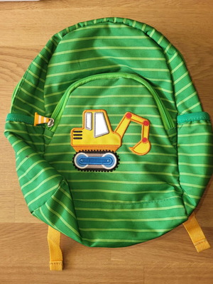 Τσάντα πλάτης Die Spiegelburg Little Friends Excavator, πράσινη