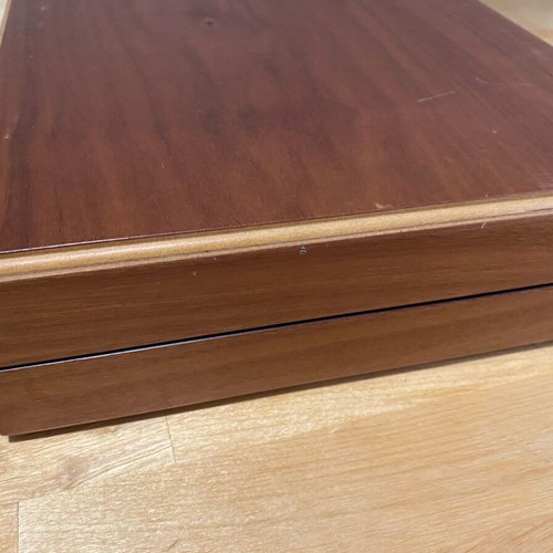 Wooden backgammon used in excellent condition