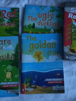 Super Readers Level 1 (Junior A) pack of 4 stories with mp3 and glossary new