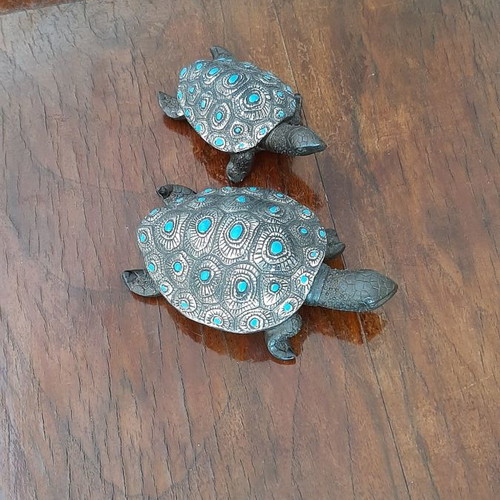Decorative turtles new, sizes 17x10 cm and 12x7 cm