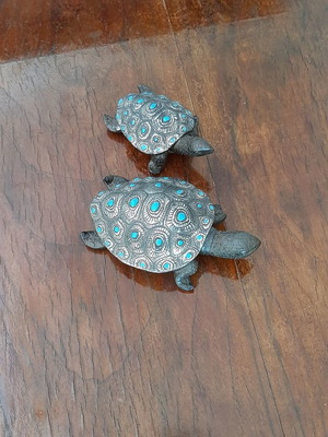Decorative turtles new, sizes 17x10 cm and 12x7 cm