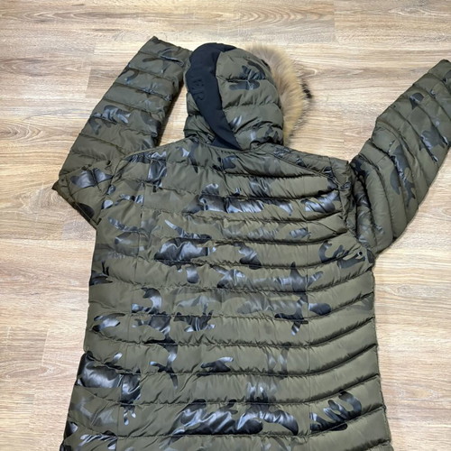 Moncler Byron camo camouflage puffer down jacket used, size L