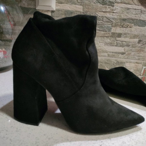 ASOS over the knee boots used, black suede, size 40
