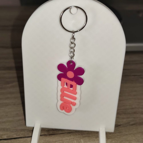 3D Print Personalized Keychain with Custom Name