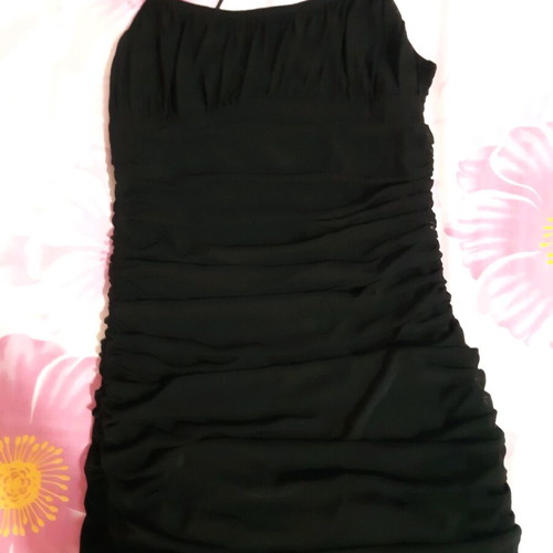 Mini black dress Shein new with thin straps