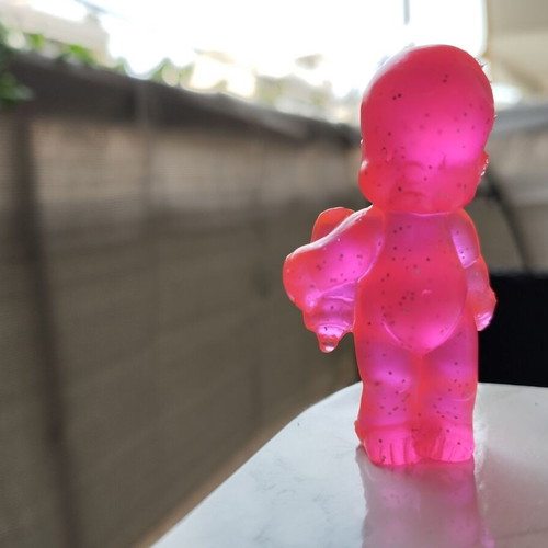 Gemellini baby figure used with glitter