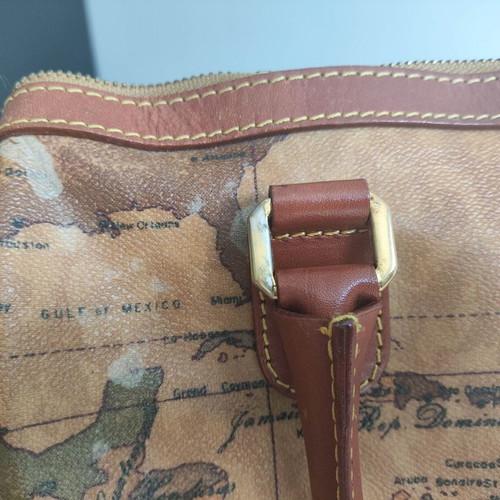 Alviero Martini 1a Classe Boston Small handbag used with geographic print