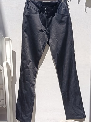 Black satin pants size small like new