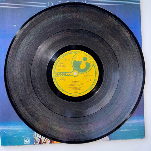Eloy Ocean LP used, rock genre, Greek reissue 1980