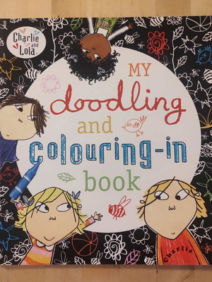 Charlie and Lola My Doodling and Colouring-In Book like new, English