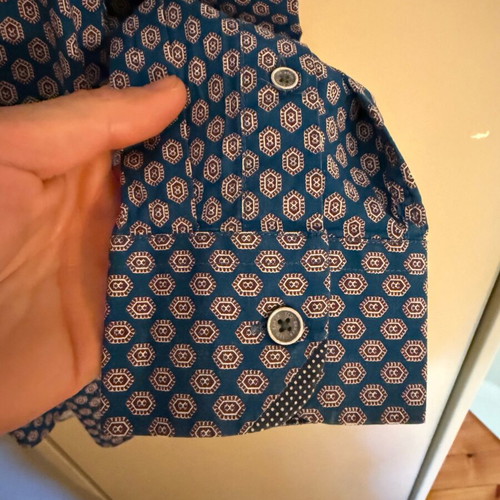 Ted Baker London Patterned Cotton Shirt size M like new