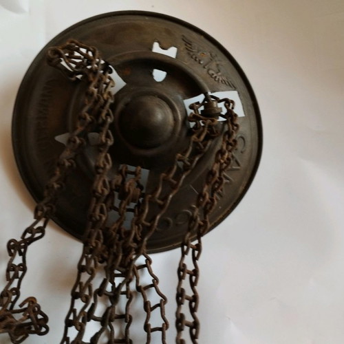 Hanging brass antique candle holder made in Germany