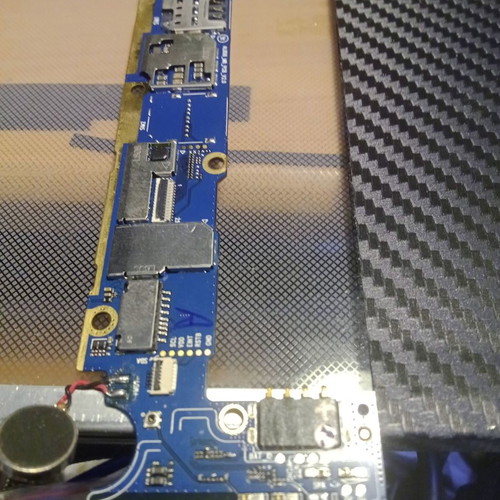 Huawei motherboard used and screen, each working separately
