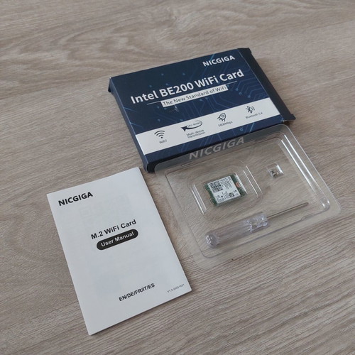 Intel BE200 NGW Wi-Fi 7 Card with Bluetooth 5.4 new