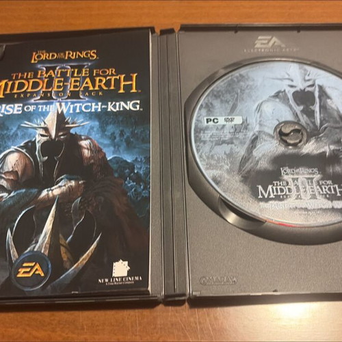 The Lord of the Rings The Battle for Middle-Earth II The Rise of the Witch-King PC DVD like new