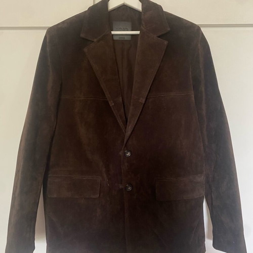 Mango women's suede jacket new, brown, size S-M