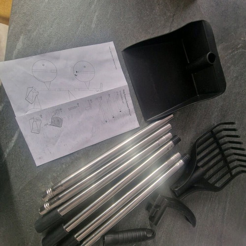Dog Poop Tray Set new with Rake and Shovel