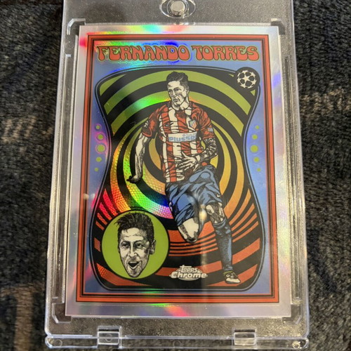 Fernando Torres Case Hit Topps Chrome Ultra Violet All-Stars card new