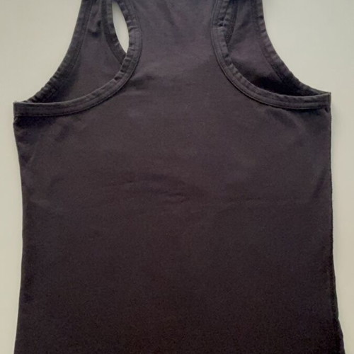 Nike sportswear tank top for women, dark grey with black logo