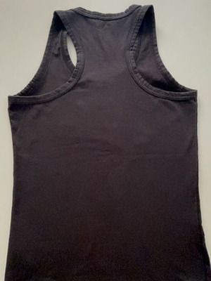 Nike sportswear tank top for women, dark grey with black logo