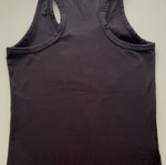 Nike sportswear tank top for women, dark grey with black logo