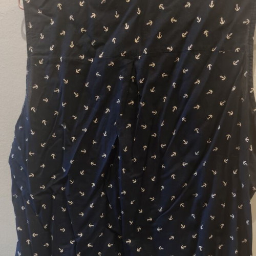 Calliope women's sleeveless shirt like new, navy blue