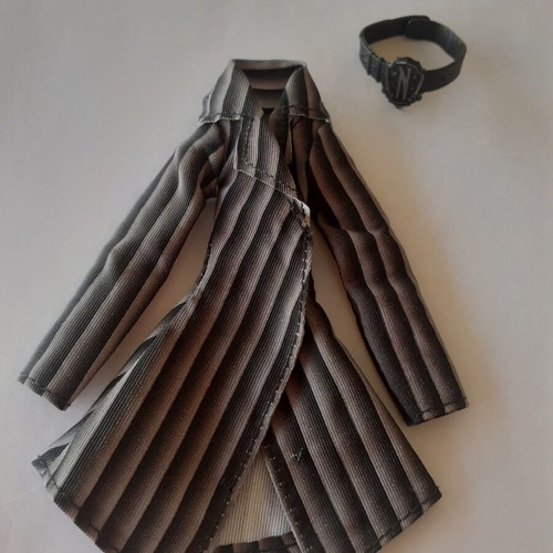 Monster High Wednesday Addams Doll Accessories like new, coat and belt
