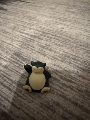Pokemon Snorlax figure used with marble