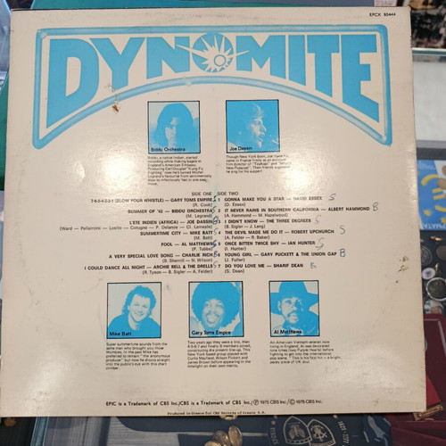 Dynamite Joe Dassin LP record EPCX 80444