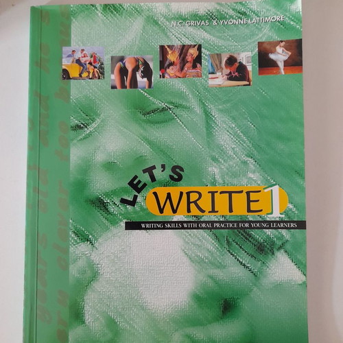 Let's Write 1 Grivas English book new, for level 1 essays