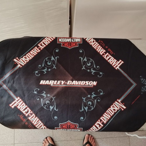 Harley-Davidson vintage bandana used, black