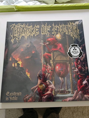 Cradle of Filth Existence Is Futile 2x Vinyl LP Καινούργιο, Glow in the Dark