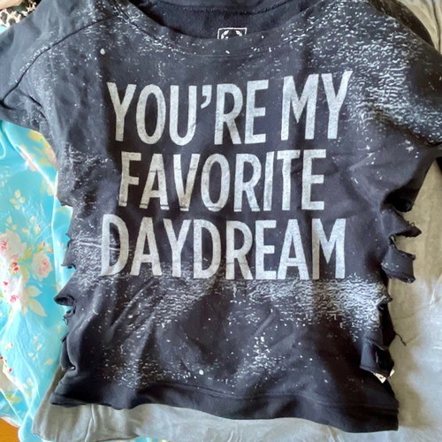 L.A Dolls medium cropped distressed style sweatshirt, perfect condition