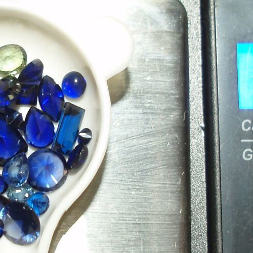 36 Sapphire Minerals new, various cuts and colors 23.05 ct