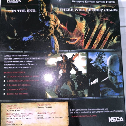 NECA God of War III Kratos Ghost of Sparta Ultimate Edition figure