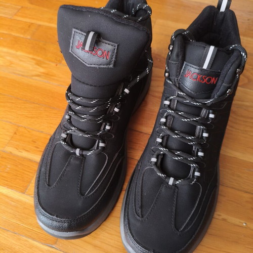 Jackson men's outdoor boots size 43 like new, black