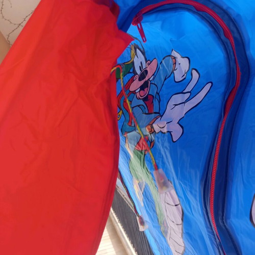 Disney kids waterproof jacket new, blue and red