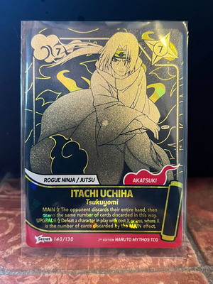 Itachi Uchiha Naruto Mythos TCG 2nd Edition new