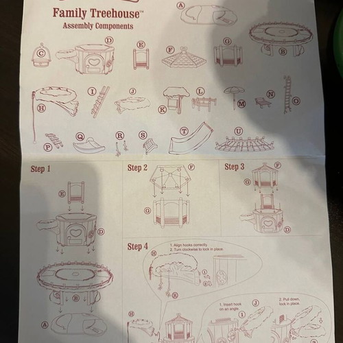 Lil Woodzeez treehouse large kids set like new