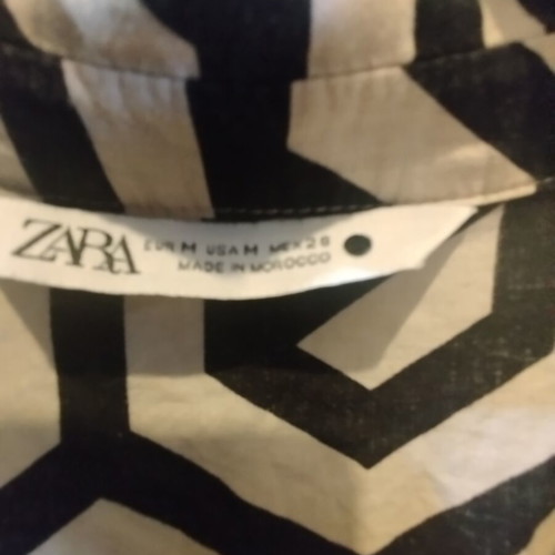 Zara women's dress new, black and beige, size M