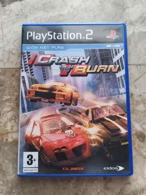 Crash N Burn PS2 game used, fully functional