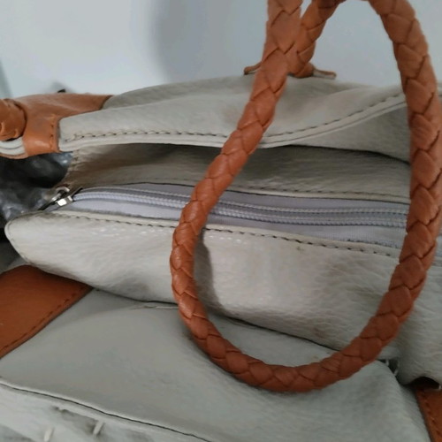 Shoulder bag used, high-quality faux leather in excellent condition