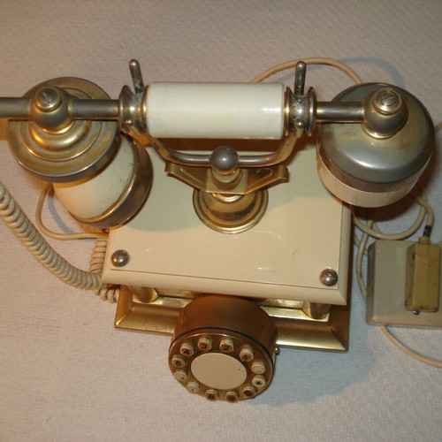 Antique landline phone used