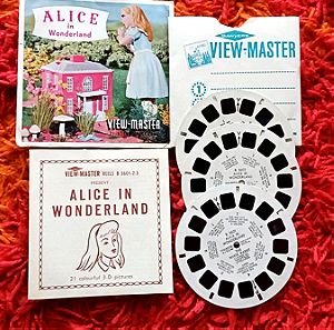 Alice In Wonderland - View Master 3 Reel Packet (Vintage).