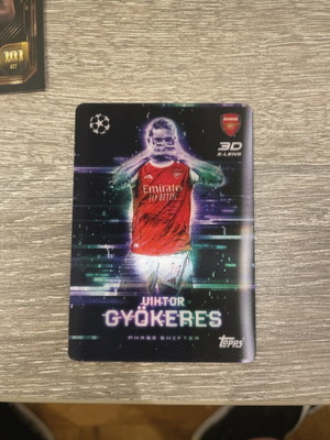 Κάρτα Gyokeres Topps Match Attax Extra 3D 14 σαν καινούργια