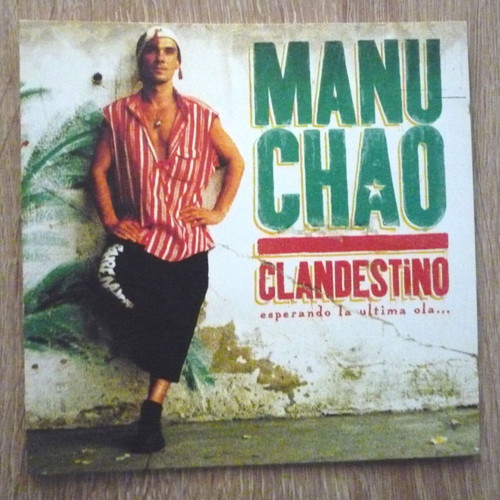 Manu Chao Clandestino CD used, disc and covers only without case